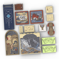 Upgrade-Kit (bedruckte Teile) für LEGO® Icons 10316 Der Herr der Ringe: Bruchtal