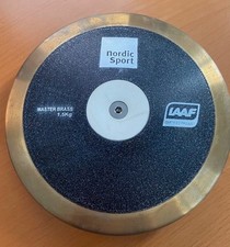 Nordic Diskus Master Brass 1,5 kg - IAAF certified - gebraucht, aber unbenutzt