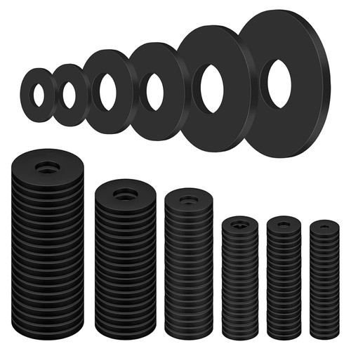 Schwarz epdm gummischeiben - schwarz,