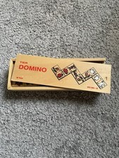 Domino I Tier-Domino I Holz I 28 Teile I Tiere I Lege-Spiel