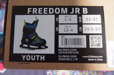 +++ ICE++SKATES++K2++FREEDOM++JR++B++GRÖßE++32-37++NEUWERTIG+++