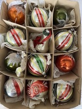 Alter Christbaumschmuck Weihnachtsskugeln Antik Lauscha