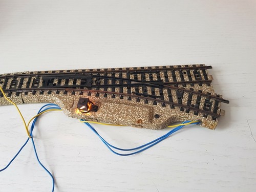 Elektrische weiche rechts - elektrische, 24°