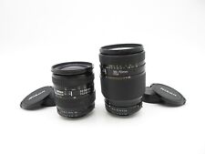 2x Nikon AF Nikkor Objektiv - 3.3-4.5/24-50mm D + 2.8/35-70mm