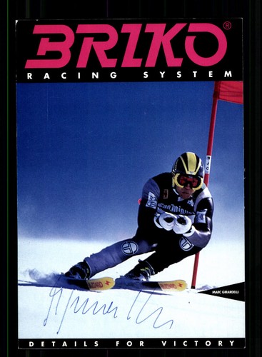 Marc girardelli autogrammkarte - girardelli,