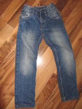 * Jeans * Gr. 110 * mittelblau used * dopodopo * gerades Bein * Mädchen *