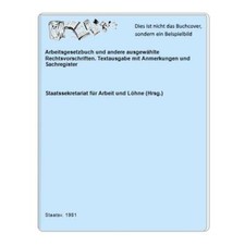 Arbeitsgesetzbuch und andere