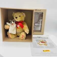 Steiff Teddybär mit Handwolf 655647 100 Jahr Firma Wolff Giengen limitiert 1500 