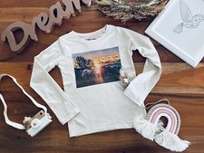 Lemon Beret ? Gr. 116 ? Langarmshirt Shirt Pullover Pferde 3D Druck