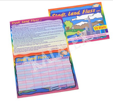 2 x Spielblock Stadt, Land