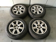 4 x BORBET ALUFELGEN + 195/65R15 M+S WINTERREIFEN BMW E46 3ER Nr. 1061