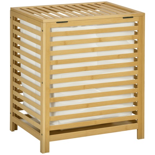 Wäschekorb wäschetruhe 55l - wäschekorb,