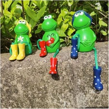3er Set Deko Garten Frosch