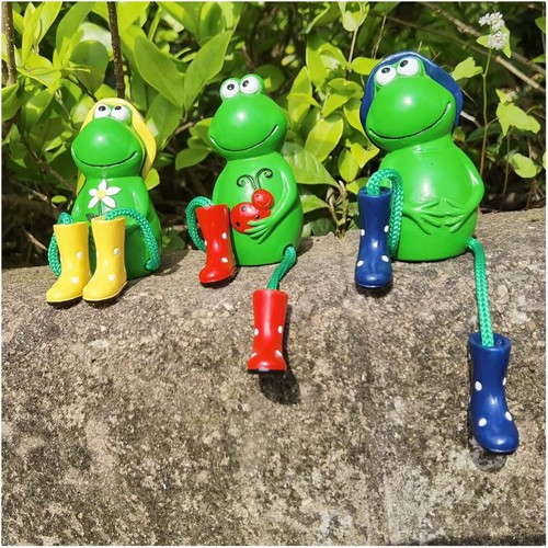 3er set deko garten frosch - 3er,