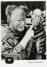 Fotokarte DDR ... Clown Ferdinand ... Foto deutscher Fernsehfunk 1966