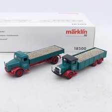 Märklin 1:87 H0 18300 Modellauto-Set Schotterwerk mit 2 MAN LKW in OVP EX8112