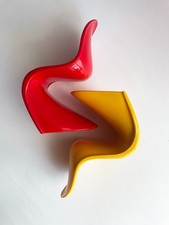 Vitra - Miniatur Panton Chair, 2er-Set, rot und gelb Zustand sehr gut