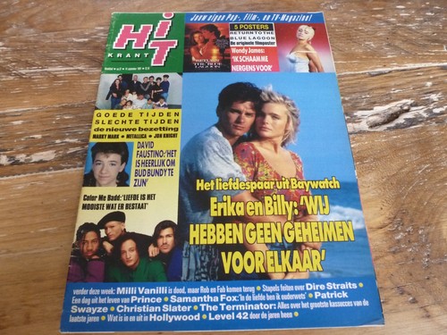 Hitkrant 1991 baywatch - 1991:, baywatch/erika