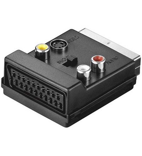 Scart adapter s vhs - adapter, av