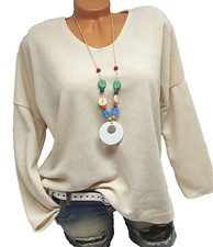 Damen Sweatshirt Italy Flausch