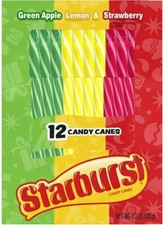 2x STARBURST Candy Canes
