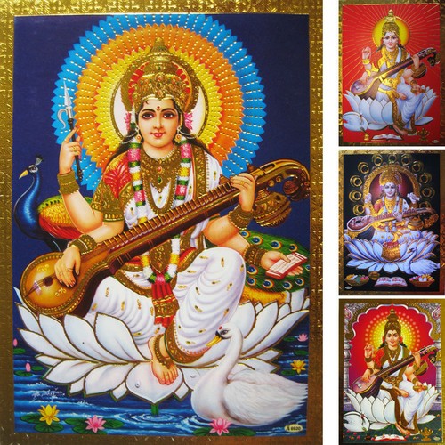Saraswati bharati prägedruck - saraswati,
