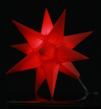 LED Mini-Stern rot 9cm klein