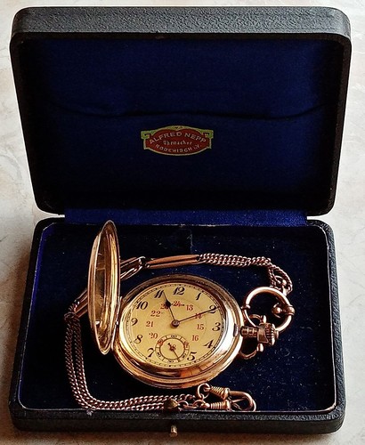 Antike taschenuhr mit - antike,