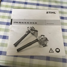 Stihl Laubbläser BG56 BG66 BG86 SH 56 86 Bedienungsanleitung Gebrauchsanweisung