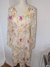 Kleid H&M chiffon S M Blumen
