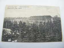 alte sw Postkarte Lockstedter Lager Wellblechbaracken 1915 / 1916 aus  Sammlung
