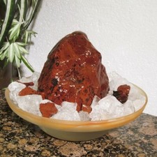 Zimmerbrunnen, Edelsteinbrunnen Vesuvio Mahagoni-Obsidian