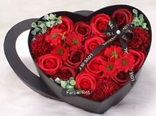 Rosenherz Blumen künstliche Geburtstag Hochzeit Geschenk Liebe Partnerin Herz