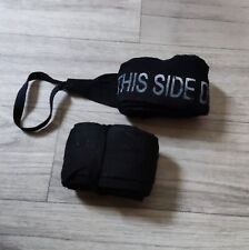 1 Paar - elastische Kickboxen / Boxbandagen, schwarz