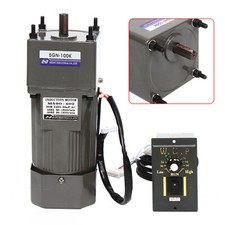 AC 220V 90W 100K Gear Motor 1 PH Elektromotor Getriebemotor mit Drehzahlregler