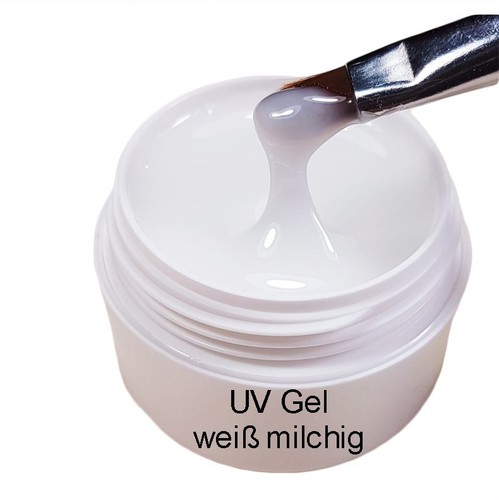 Aufbaugel milchig weiss 5ml - uv,
