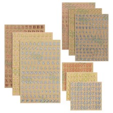 Selbstklebende Buchstaben