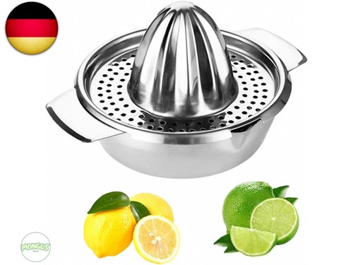 Edelstahl zitronenpresse - edelstahl,
