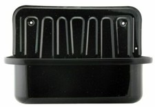 Stahl Ausgussbecken Granitoptik Waschtrog 49,7 x 38,3 x 33cm für Keller + Garten