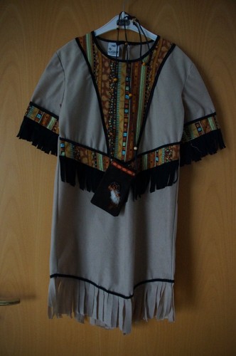 Indianer kleid 140 - indianer, gr.