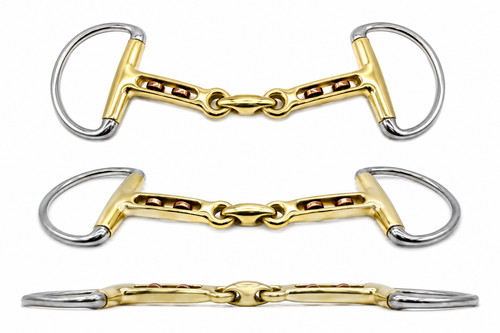 Ring gebiss kupferrollen - d-ring,