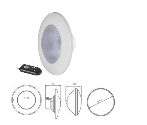 Aquasphere projector par - par, 56