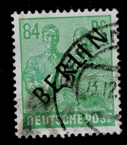 Berlin schwarzaufdruck michel - berlin,