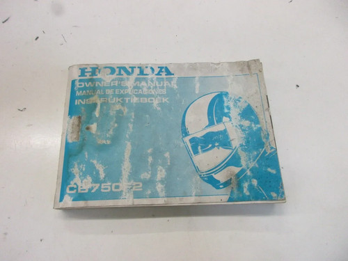 Honda 750 handbuch - 750, f2
