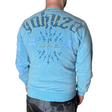 Yakuza Pullover Herren Pulli Sweater Sweatshirt PB223 Farbe Blau