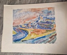 Orginal Aquarell Ernst Krantz