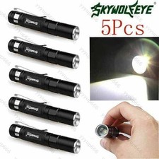 10x 6000LM Zoombare Mini XML Q5 LED-Taschenlampe Fackel Lampe Torch Flashli Y0V7