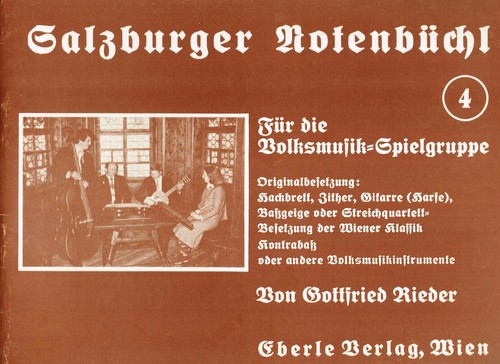 Noten salzburger notenbüchl - noten,