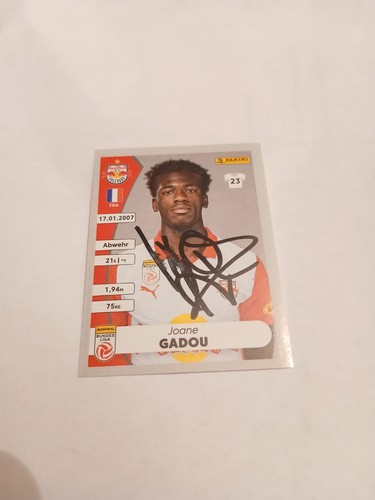 Panini sticker signiert - sticker, joane