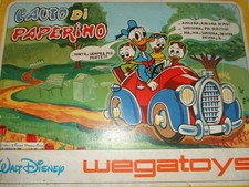 Donald Duck mit Neffen im 313 Auto seltenes älteres Modell